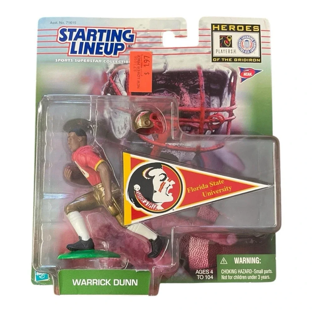 Warrrick Dunn 1999 Starting Lineup Heroes of the Gridiron‎ FSU Seminoles